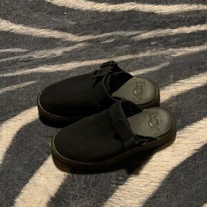 Dr Martens Black Carlson Mules